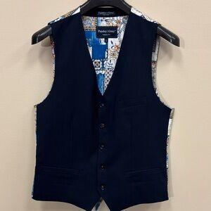 Paisley & Gray Men's Dark Blue Vest